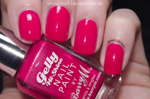 Barry M Gelly Hi Shine Swatches Nail Lacquer UK