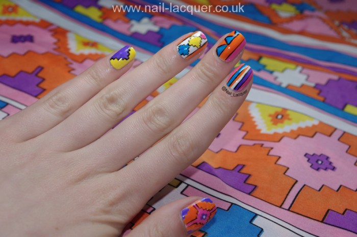 1. Easy Aztec Nail Art Tutorial - wide 3