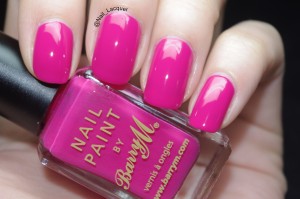 Barry M Shocking Pink swatches - Nail Lacquer UK