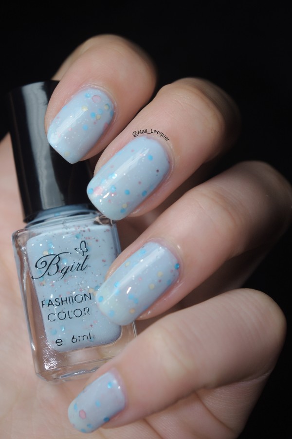 Born Pretty Store Bgirl Sparkle Yogurt Milky Glitter Polish review