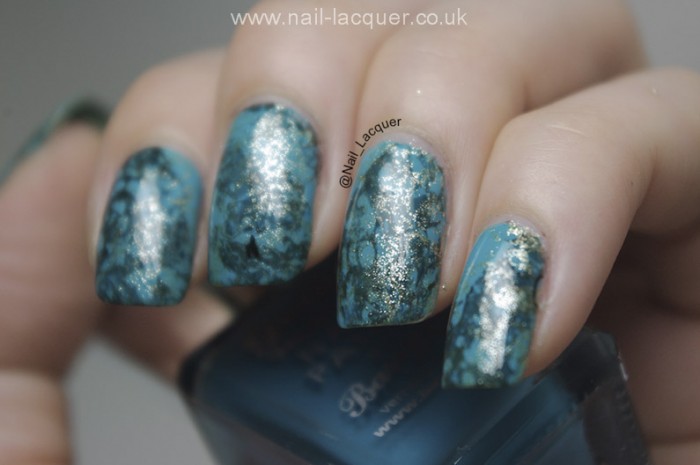 Water spotted nails tutorial - Nail Lacquer UK