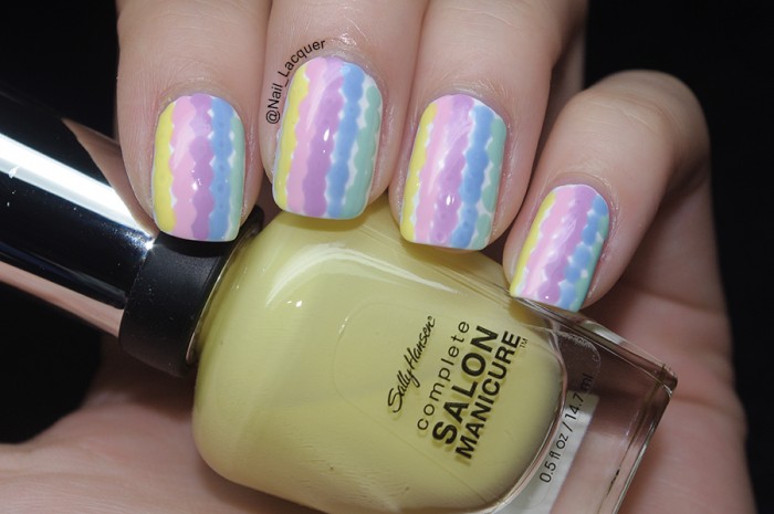 5. Elegant Dotted and Striped Nail Designs - wide 6