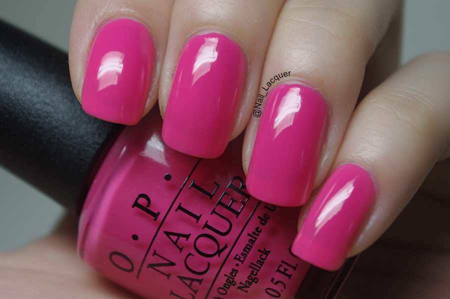 OPI Elephantastic Pink swatches - Nail Lacquer UK