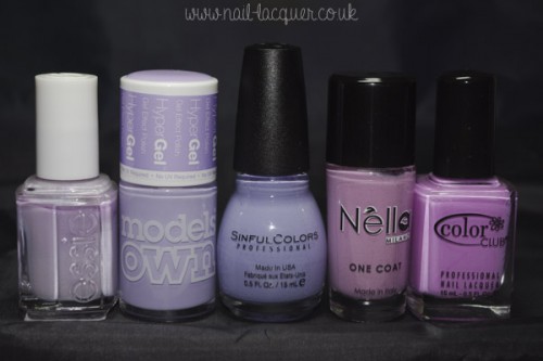 Models Own HyperGel swatches - Nail Lacquer UK