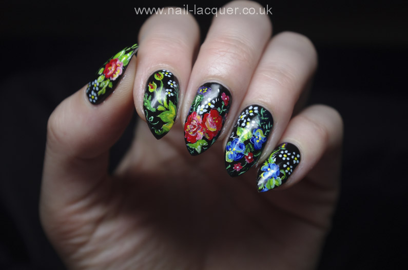 Pin by Courtni Tyrrell on Beauty | Witchy nails, Nail jewels, Black gel  nails