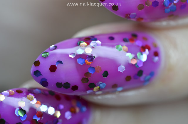 Sugar and Spice Confetti Glitter review - Nail Lacquer UK