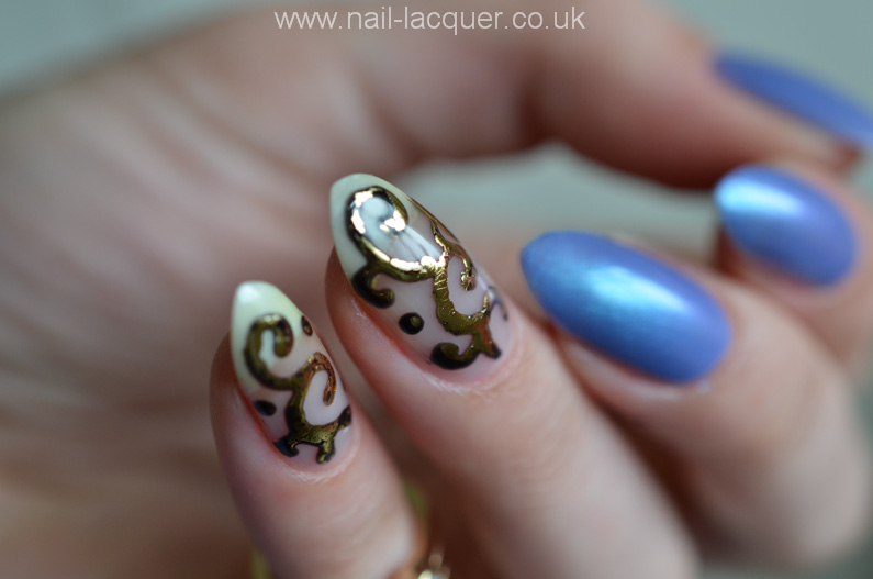 foil nail art idea