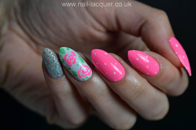 1. "Rose Nail Art Tutorial with Crystal Centers" - wide 5