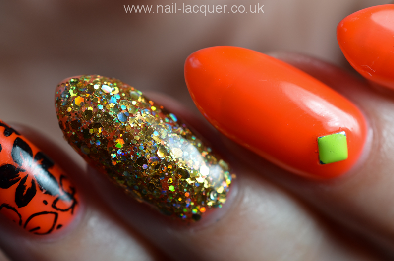 Neon orange nails - Nail Lacquer UK