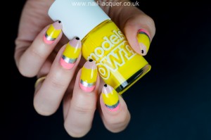 pencil nail art tutorial