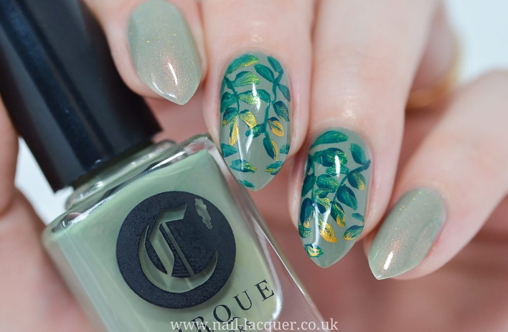 SNS Nails - Mint Leaf Stamping - wide 1