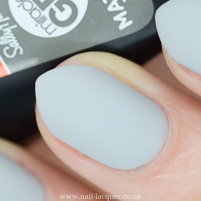 Sally Hansen Miracle Gel Matte top coat review and swatches by Nail