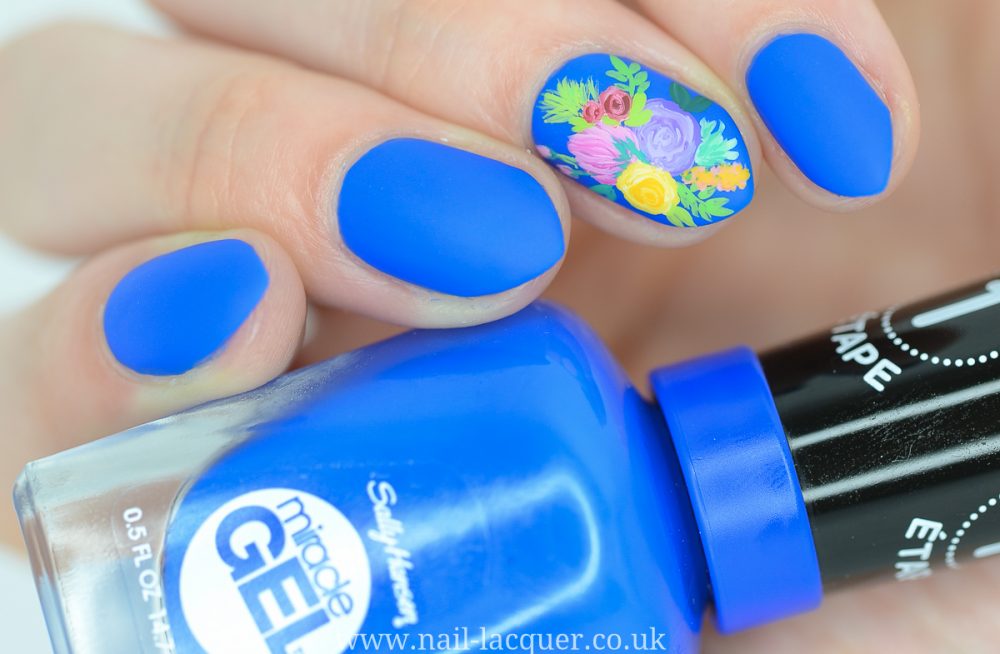Sally Hansen Miracle Gel Matte top coat review and swatches by Nail Lacquer  UK