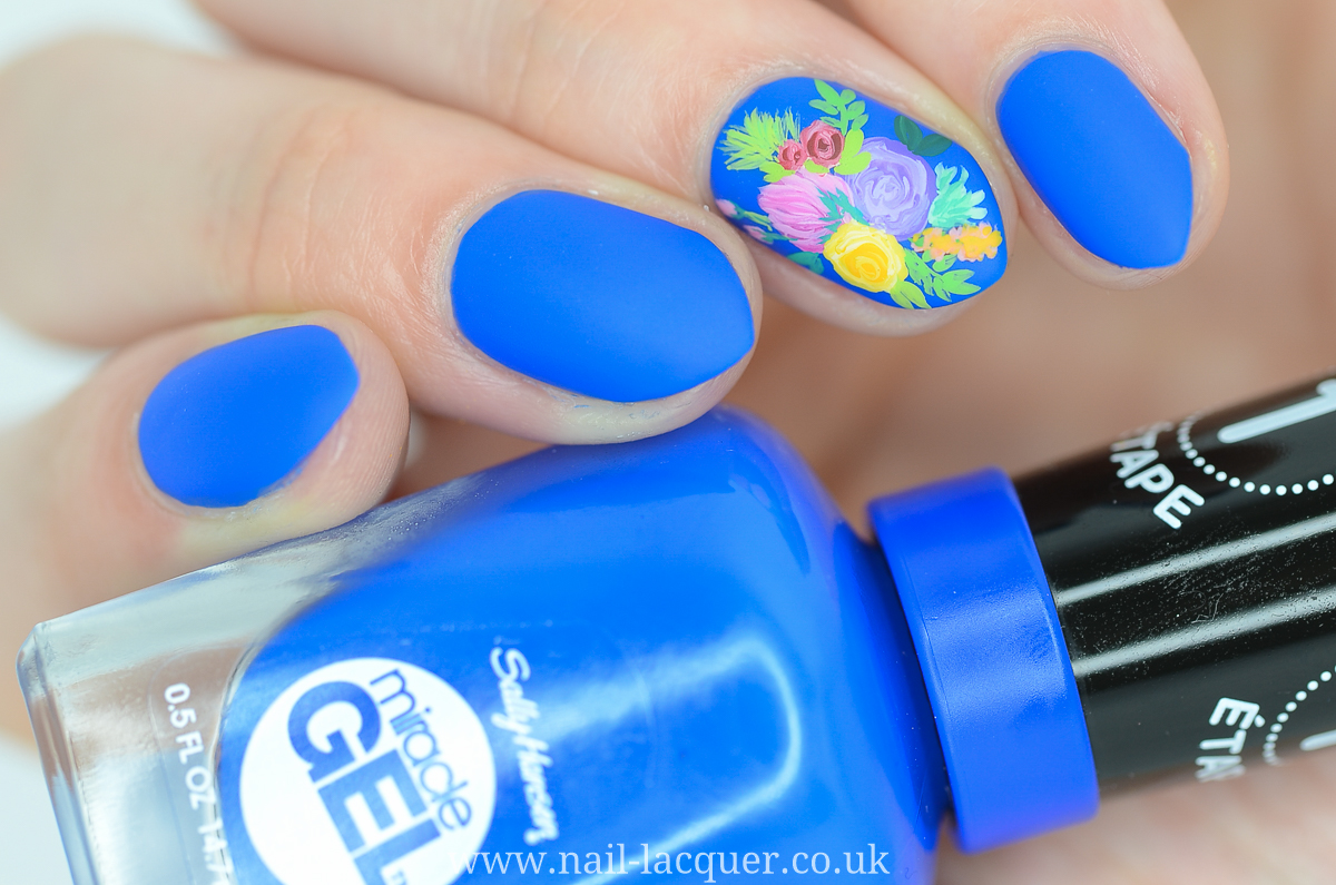 Sally Hansen Miracle Gel Matte top review and swatches by Nail Lacquer UK