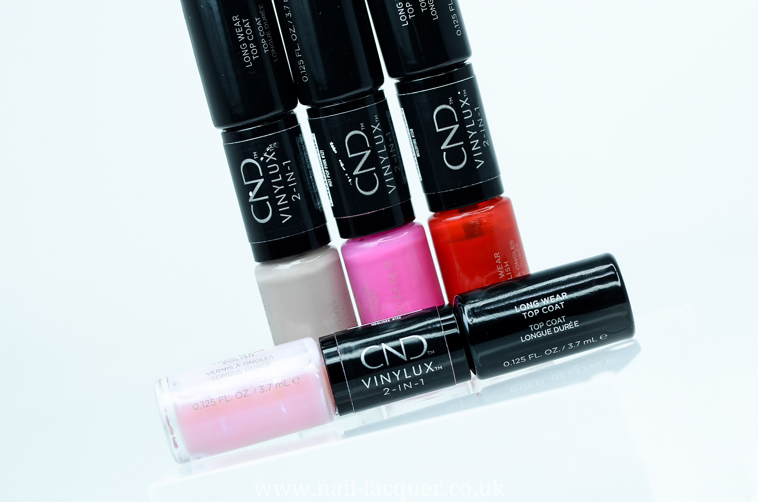 9. CND Vinylux Long Wear Nail Polish in "A Touch of Color" - wide 4