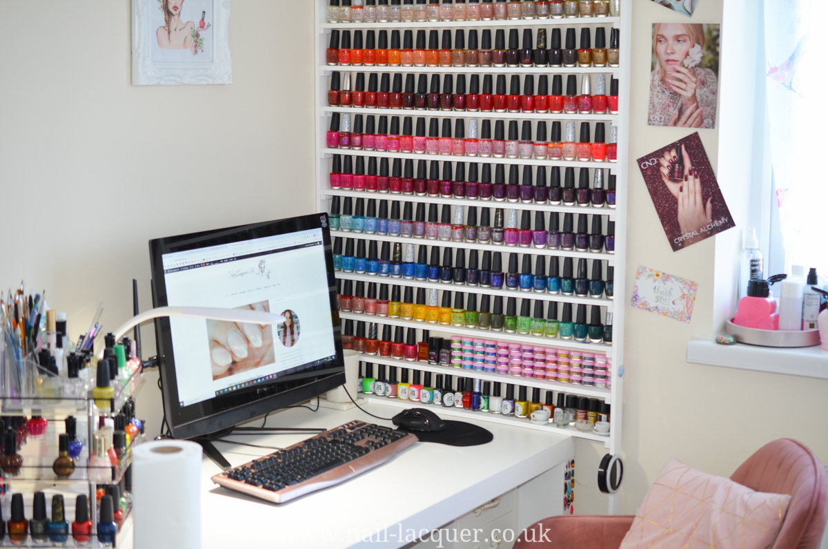 Nail polish room tour Nail Lacquer UK