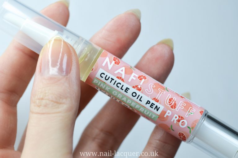 NAF! Stuff PRO Red Grapefruit Cuticle Oil review by Nail Lacquer UK