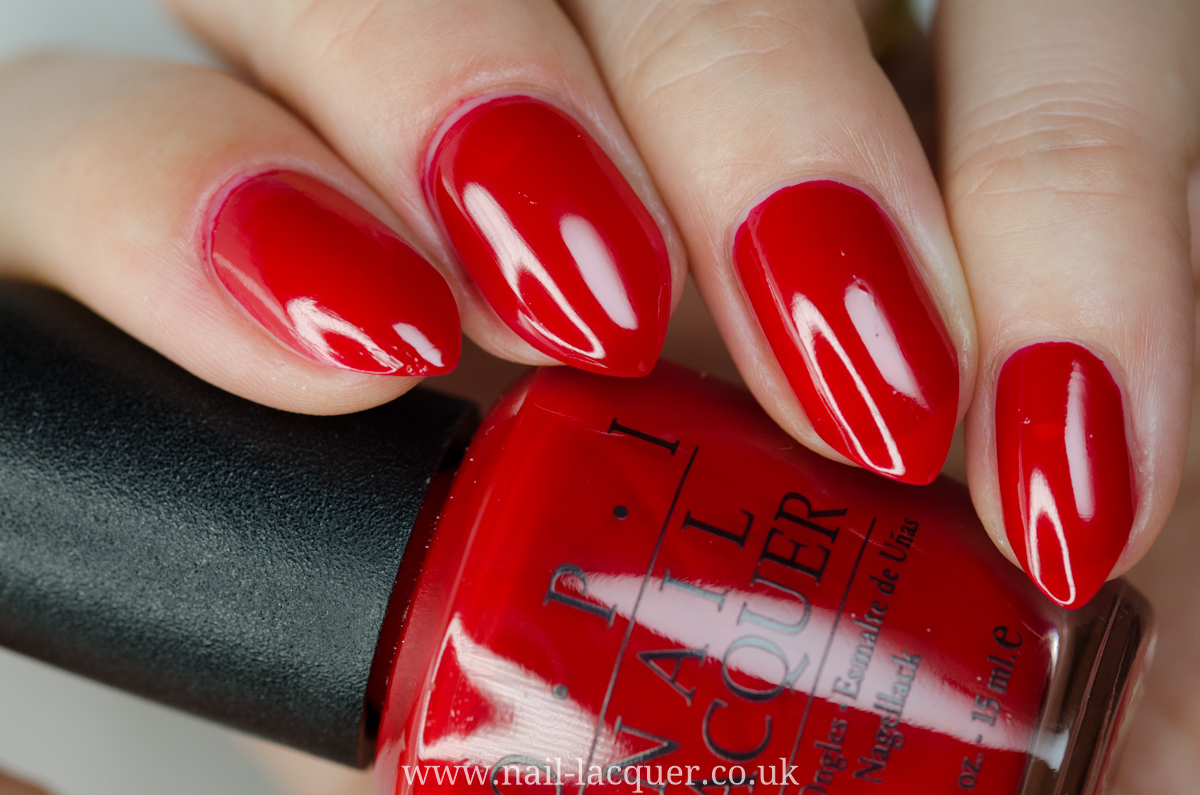 OPI Nail Lacquer in Big Apple Red: Review