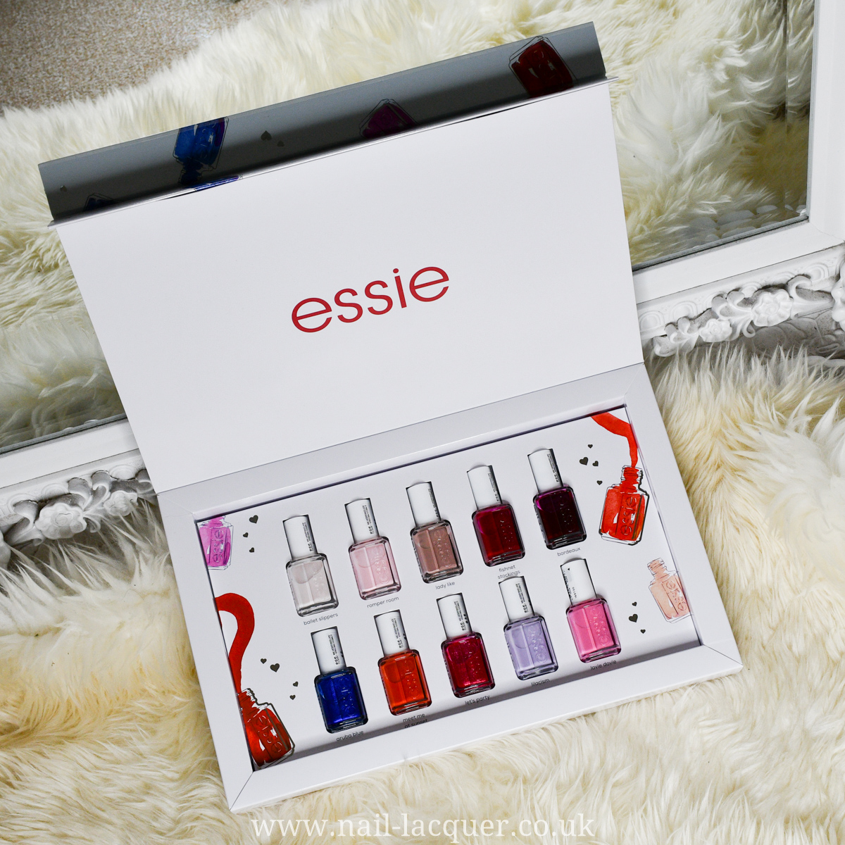 Essie nail polish suitcase gift set (72) Nail Lacquer UK